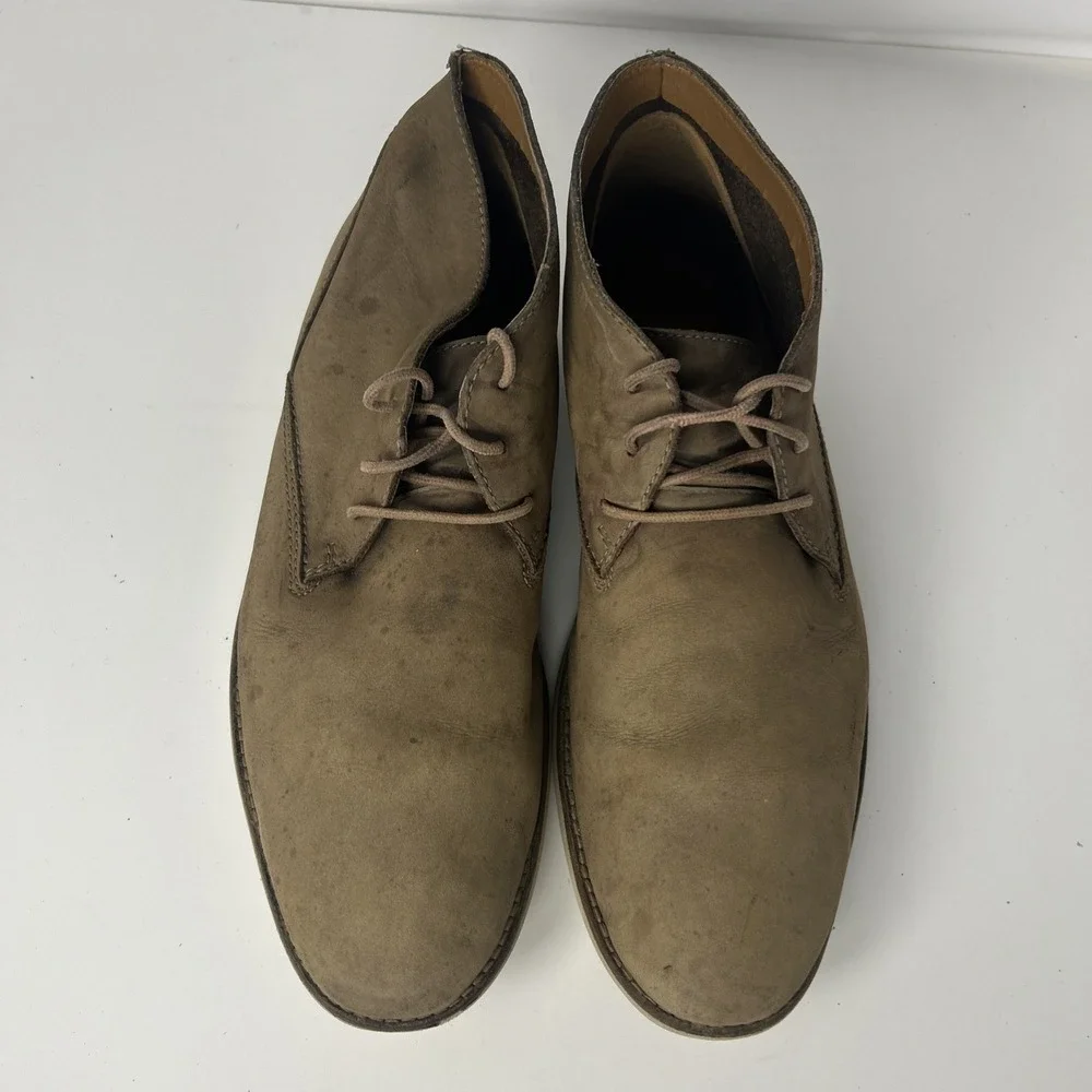 Clarks Taupe Suede Chukka Boots Bushacre 2 Men Size 12 M